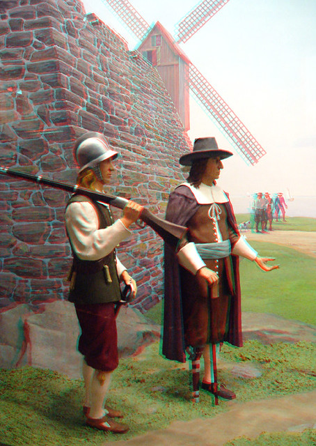 Museum figures. New Amsterdam in 3D