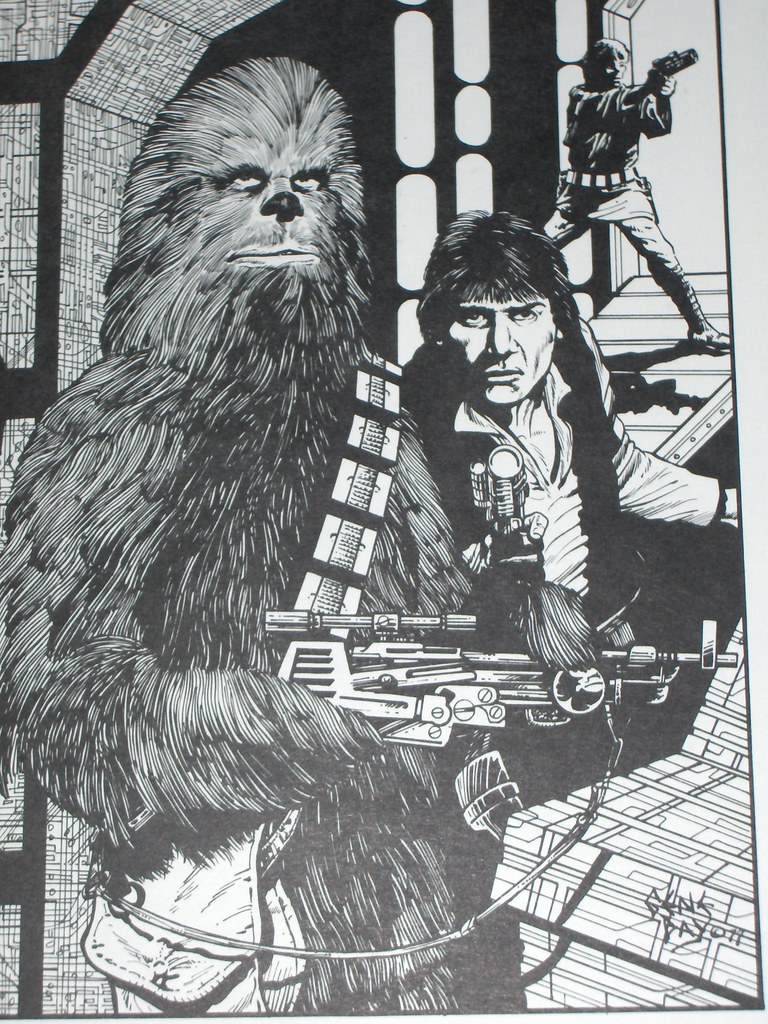 Gene Day Aardvark-Vanaheim Star Wars Portfolio - 14 - Chewbacca and Solo
