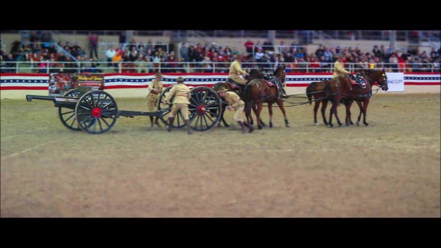 Equestfest 2015  Fort Sill Artillery Half Section with blooper