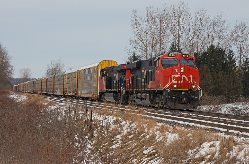 CN 2945 - M38262 29 | A pair of 2900 series ES44AC's provide… | Flickr