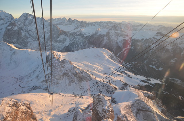 Skiing Dolomiti