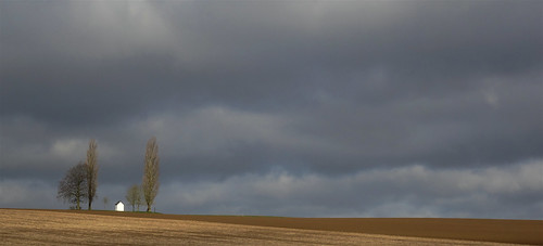 trees clouds landscape belgium belgique chapel farmland springtime wallonie wallonia provincedeliège
