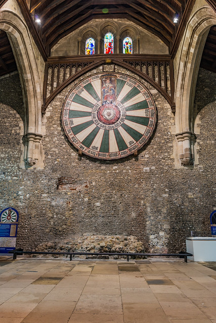 Round Table, Winchester Castle, Winchester, Hampshire, England