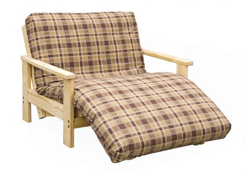 Adirondack Futon Twin Lounger w/ 9inch Quality Futon Mattress | by sectionalsofas1