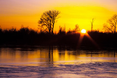 Sunset, Missouri River