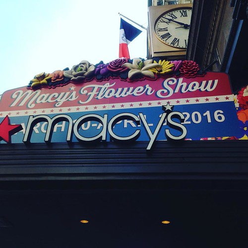 #flowershow2016 #macys #nyc #NYEA #activity
