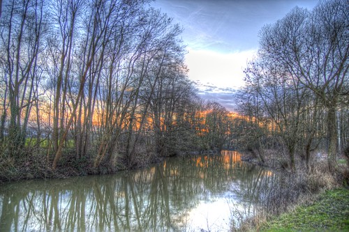 winter light sunset sky sun colour water beautiful clouds canon river germany season landscape happy deutschland eos soleil countryside perfect wasser awesome hiver natur rich himmel wolken rivière ciel processing handheld else weser lovely landschaft sonne allemagne hdr complete duitsland 6d westfalen ostwestfalen 24105 harmonic photomatix flus kreisherford eos6d kirchlengern christiankortum