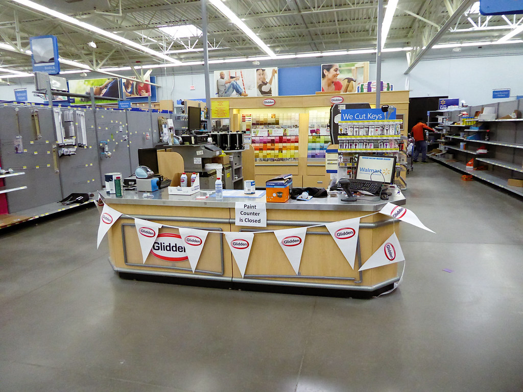 Paint Store Counter Paint Counter | This store is one of the few supercenter sto… | Flickr