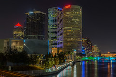 Tampa Riverwalk and Skyline
