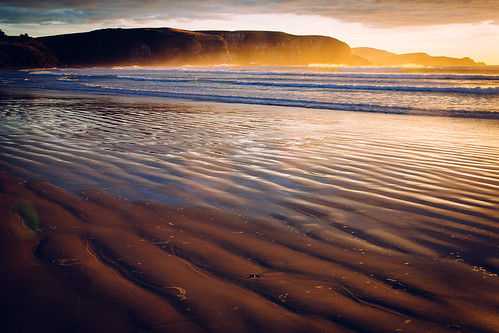 ocean sunset sea newzealand mist beach water canon outdoors coast sand outdoor cliffs pacificocean coastline catlins jacksbay canoneos5dmarkiii jacksbayretreat