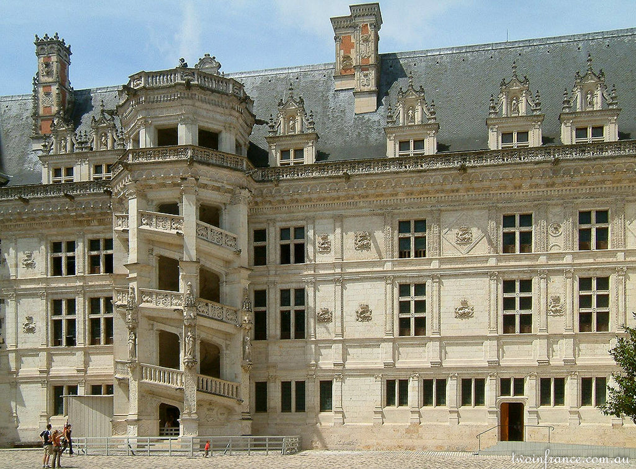Francis I Staircase Chateau Royal de Blois