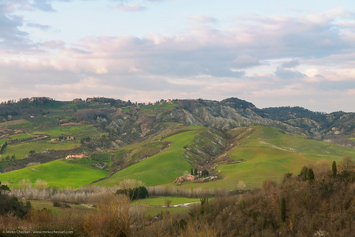 sunset italy nature landscape it hills tuscany toscana peccioli
