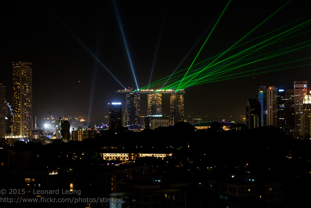 Laser show from MBS | Stinkee Beek | Flickr