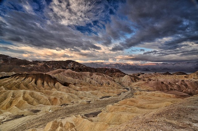 Zabriskie Point (Death Valley) at Dawn 013116