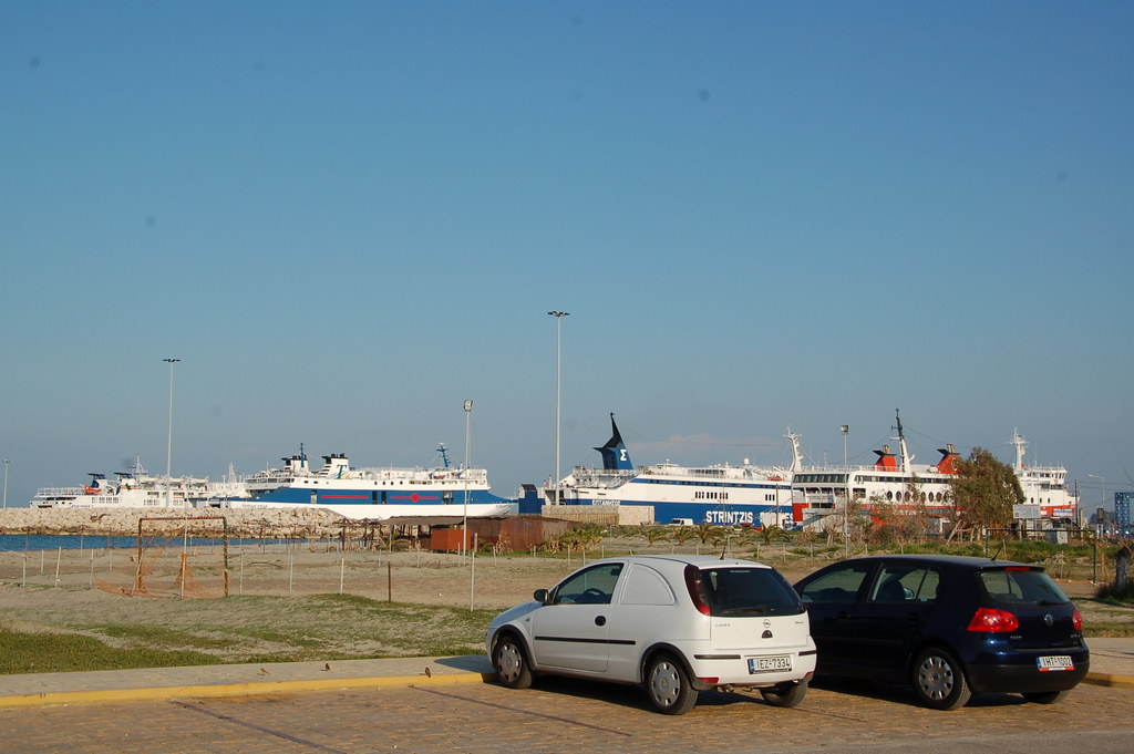 Ferry Boats Lined Up