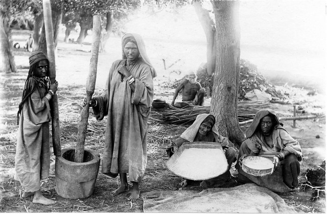 Women Pounding Rice. Gulmarg. Kashmir .Circa 1900