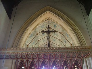 Pugin's screen and chancel roof