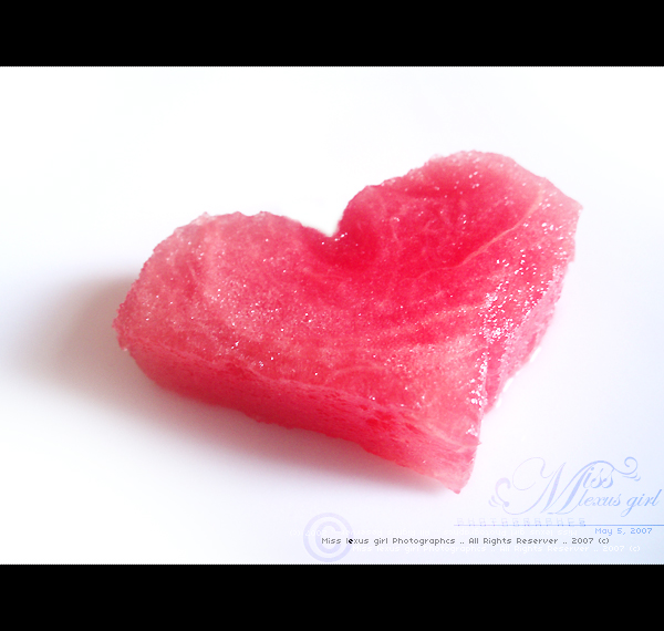 ♥ Heart Of Water Melon ♥
