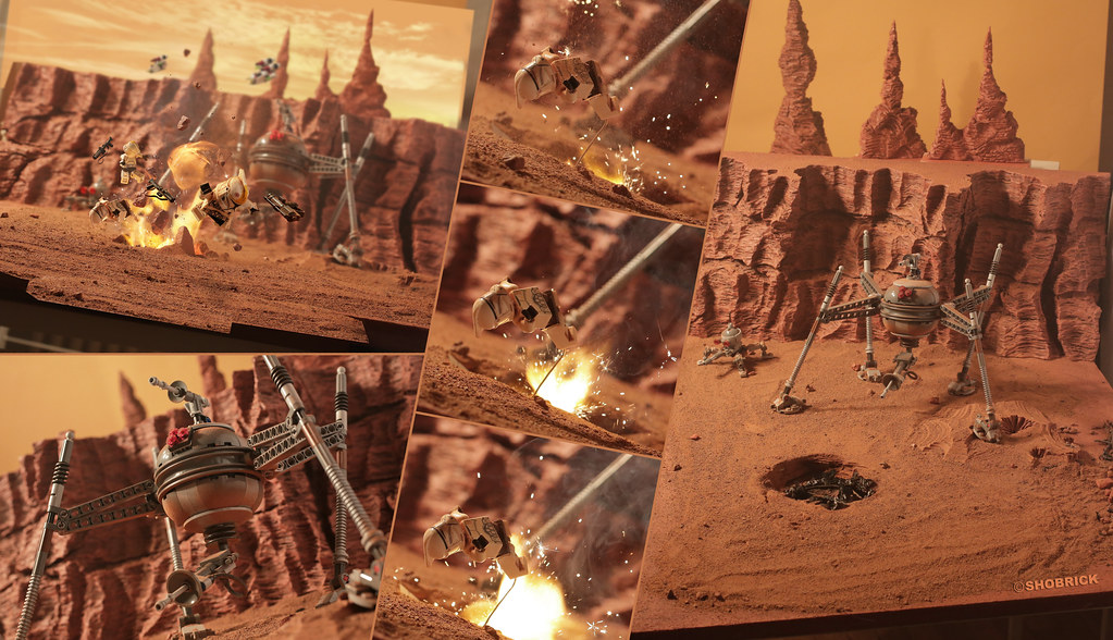 Battle of Geonosis Behind the scenes | Here is a quick look … | Flickr