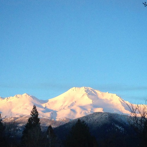 Mt. Shasta #sunset by almccon, square squareformat iphoneography instagramapp uploaded:by=instagram