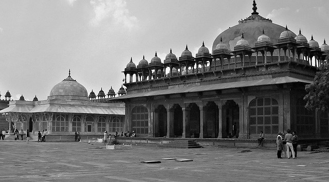 INDIEN , Fatehpur Sikri, Mausoleum und Moschee- Sheik Salim Chishti, 13294/6187