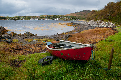 Red boat | by Les Ashe