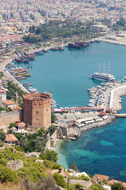 Alanya - view to the red tower 3