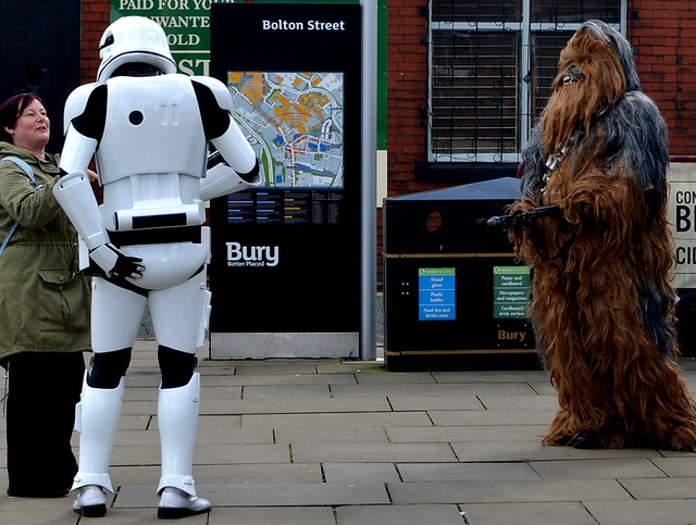Excuse me, Chewbacca says my bum looks big in this, is he right???