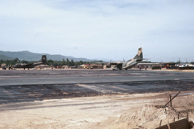 Duc Pho Airfield (LZ Bronco) 1967 - Photo by Richard B. Mayes - Airfield View