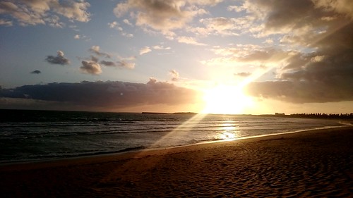 ocean sunset beach nature happy australia
