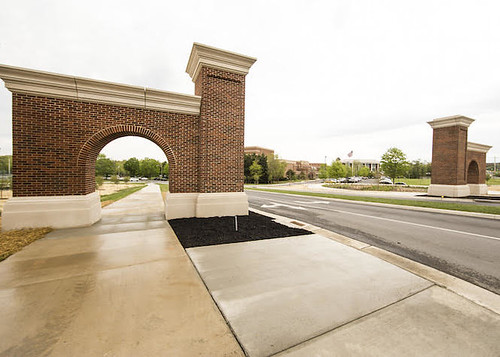 New Entry Portals At The University Drive Entrance Complete