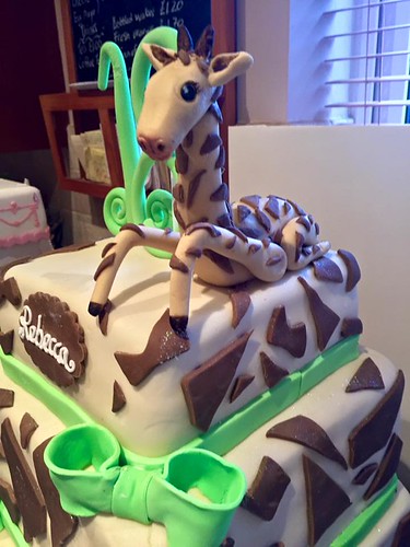 Giraffe themed 18th cake | by Anita's Wicked Cakes