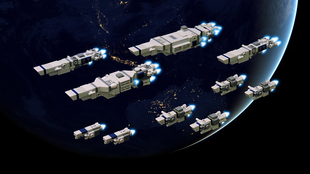 Earth Alliance Navy - EAS Illustrious Carrier Strike Group