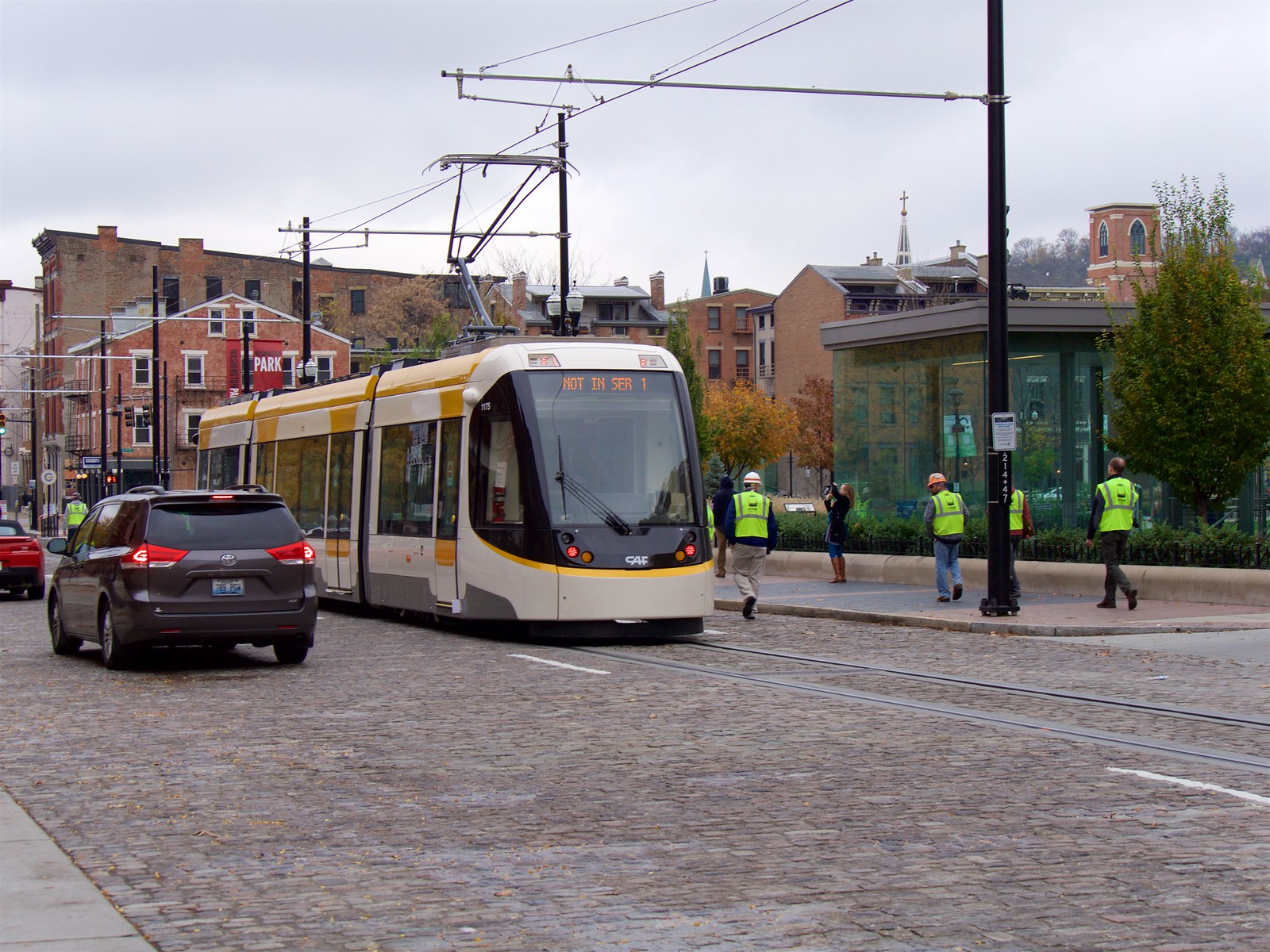 Cincinnati Streetcar Testing