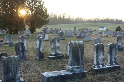 hamptonunioncemetery cemetery headstone sunset pennsylvania