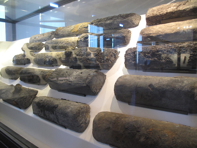 COMACCHIO - Museo della Nave Romana (Roman Shipwreck Museum): Timber pieces