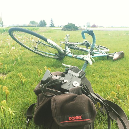 #skagitvalley #hasselbladswc #bicycle. Lunch break | by Ron Greer