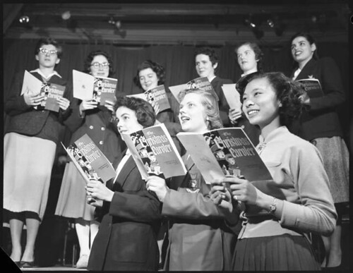 Carleton College Carol Singers, 1955