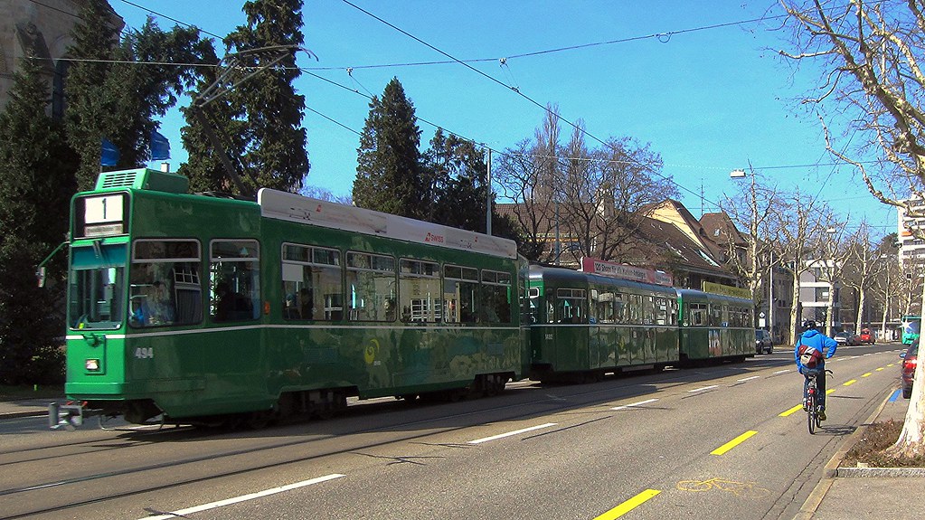 Tram Basel Switzerland 2012