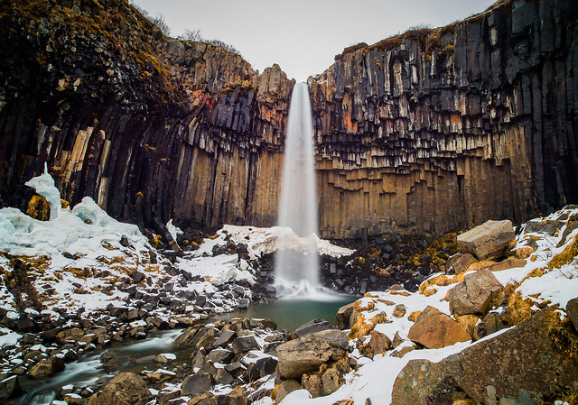 Svartifoss Waterfall