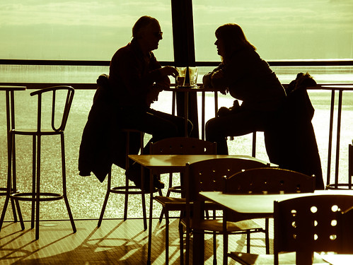 shadow england coffee silhouette table couple shadows britain candid conversation latte southport southportpier skinnylatte silhouettedbythesea