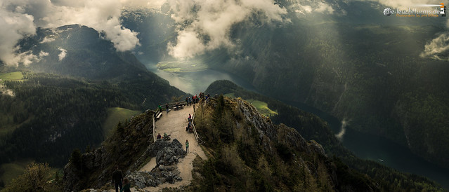 Look from Jenner summit down to the Königssee