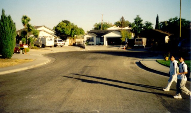 cul-de-sac, Tully-Senter area, San Jose, California, September 2003