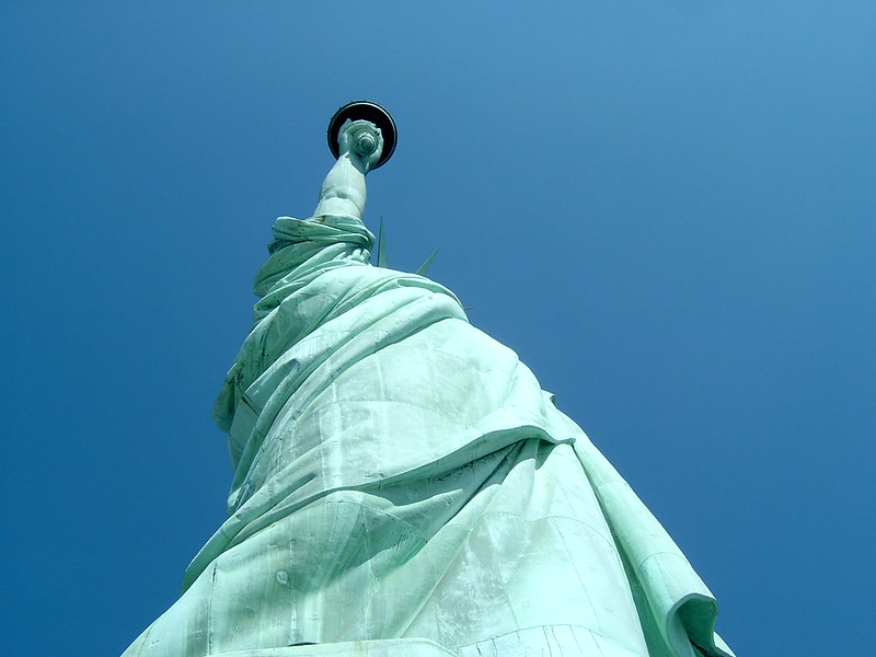 Statue of Liberty from below