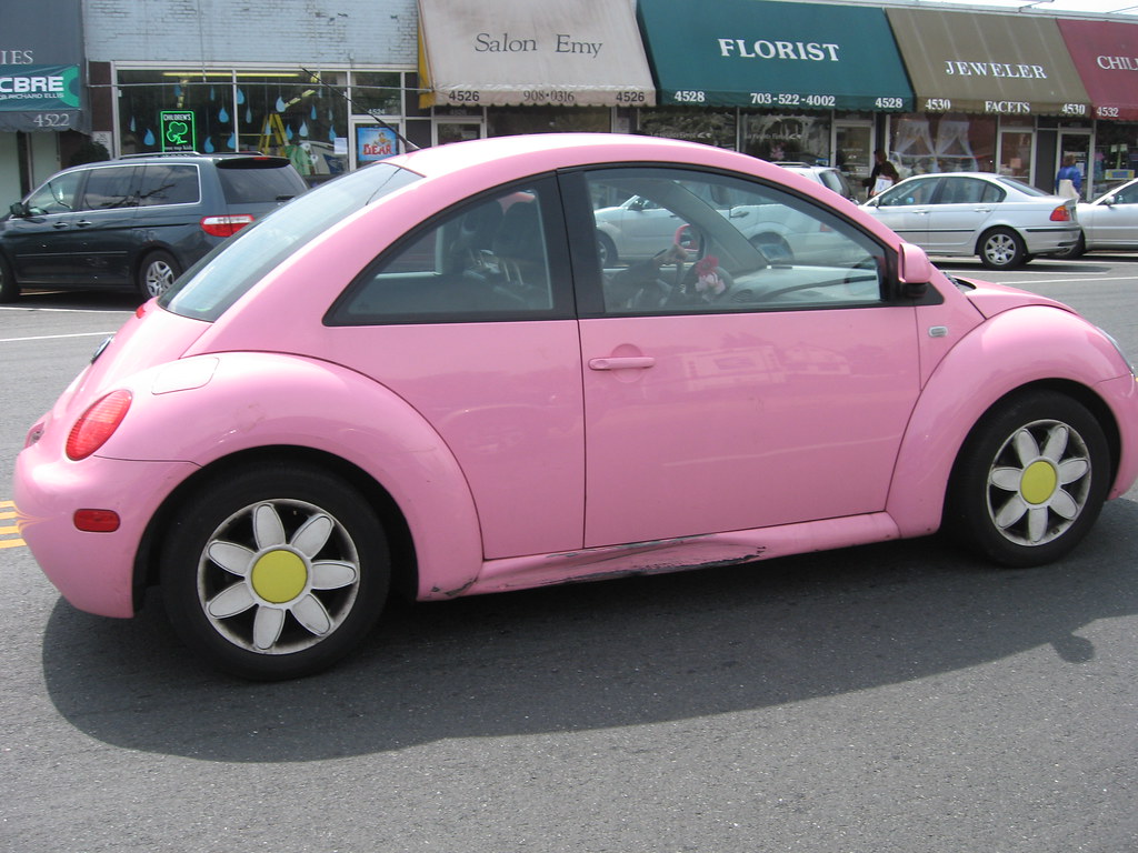 auto, pink, cute, car, rose, arlington, bug, virginia, automobile, wheels, beetle...