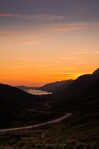 sunset summer scotland highlands loch lochmaree slioch torridon westerross scottishhighlands kinlochewe