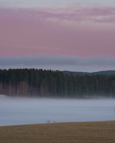 lake fog dusk bluehour dimma sjö skymning torsby blåtimmen sahlströmsgården sirsjön