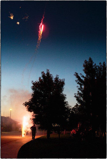 Suburban Fireworks, July 04, 2011