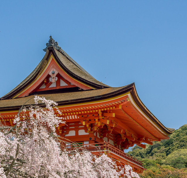 A shrine in the Kiyomizu-dera temple, Kiyoto, Japan