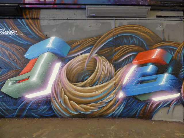 LovePusher & Eoin graffiti, Leake Street